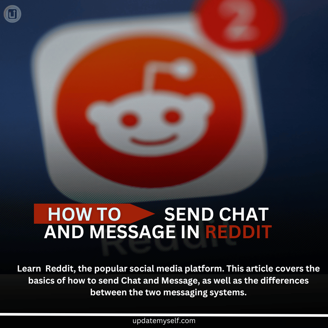 How to send chat and message in Reddit
