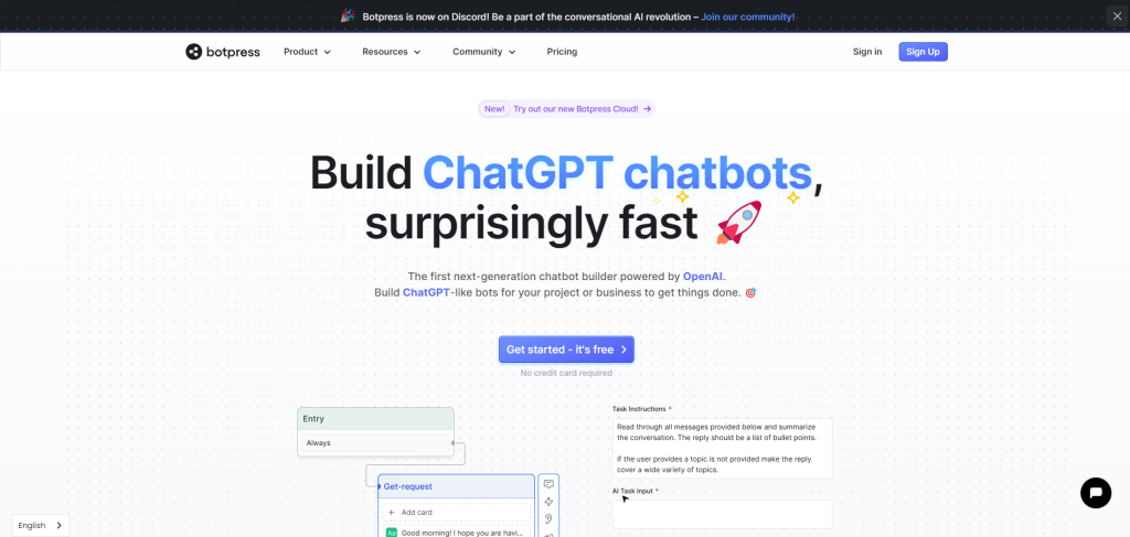 Open Source Chatbot 