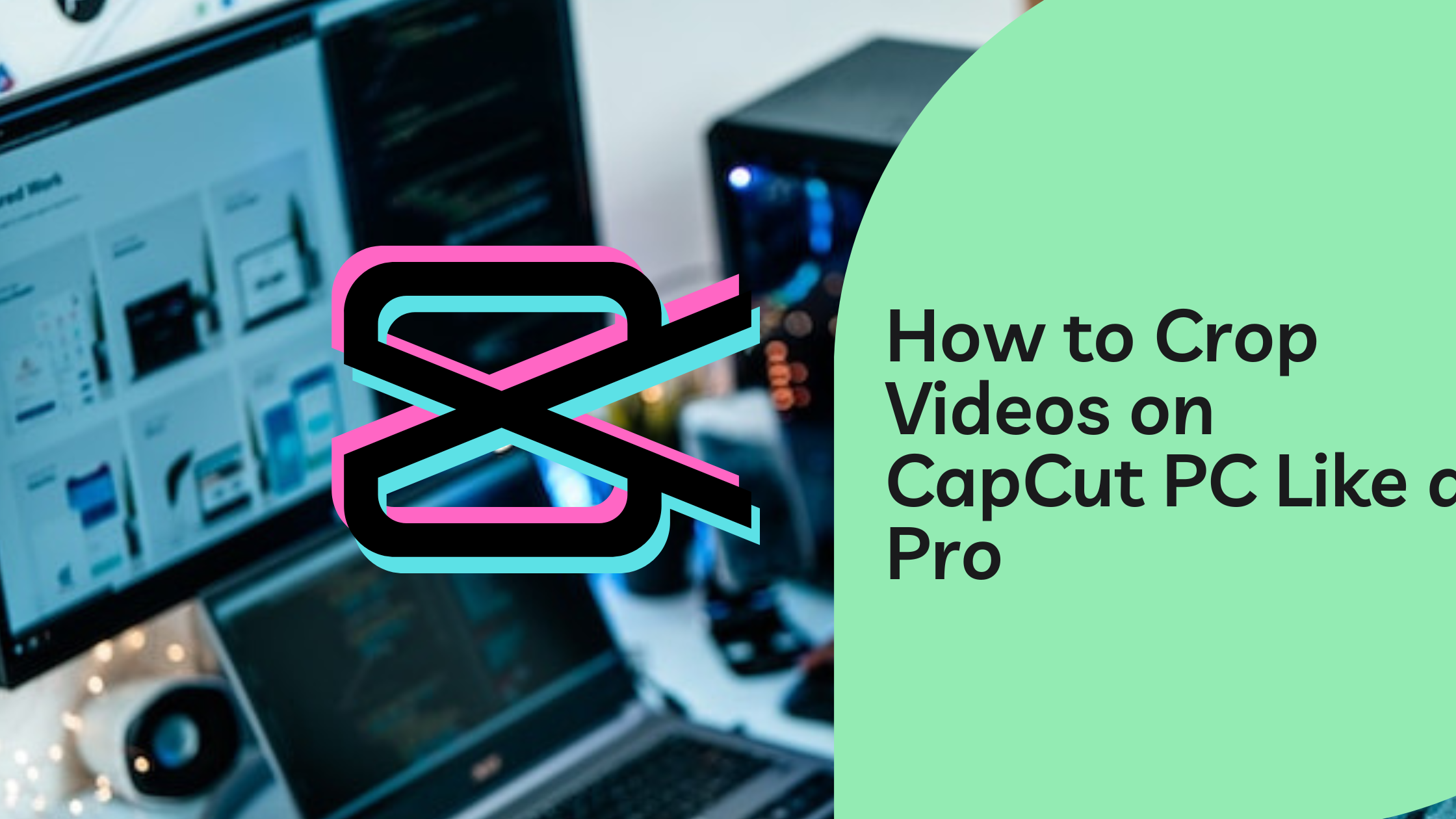 how to crop on capcut pc