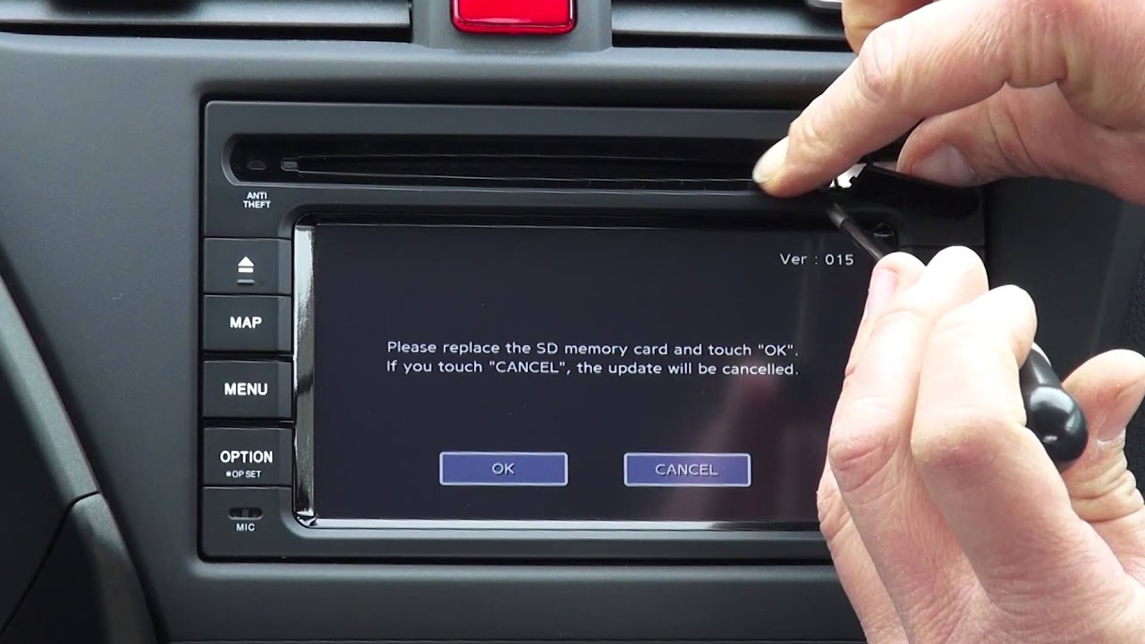 Honda SD navigation update manual