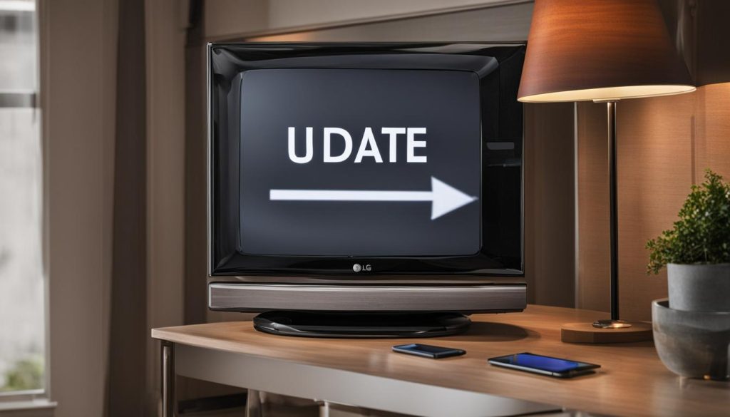 how to update apps on an older LG TV